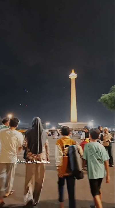 Monas Jakarta, malam hari #shorts #jakarta #monas #pariwisata #malam #jalanjalan