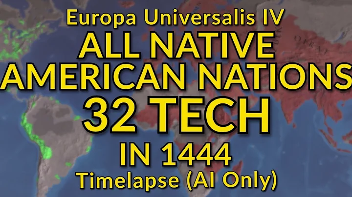 EU4 but EVERY Native American Nation has 32 Tech | AI Timelapse