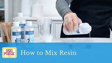 Mod Podge Resin - How to Mix Resin