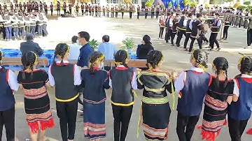 VŨ ĐIỆU CỒNG CHIÊNG CÙNG Nhảy Xoang A Ráp THEO ĐỘI HÌNH Lớp 6B Trường PTDTNT Sơn Hòa | VĐD SHOA