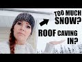 COULD OUR ROOF COLLAPSE? | TOO MUCH SNOW!?| VLOGMAS DAY 2|Somers In Alaska