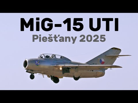 MiG-15 UTI Czech Flying Legends | 4K | Festival letectva Piešťany 2025