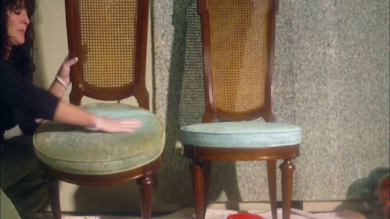 How to Dye Upholstery w/ Fabric Paint! Better than Chalk Paint