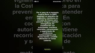 Alerta en la costa: Sspc intensifica operativo por el paso de Boris