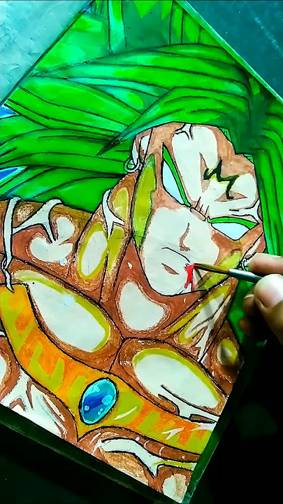 DAY : 5 Broly Drawing ( Dragon Ball Z ) 🤯