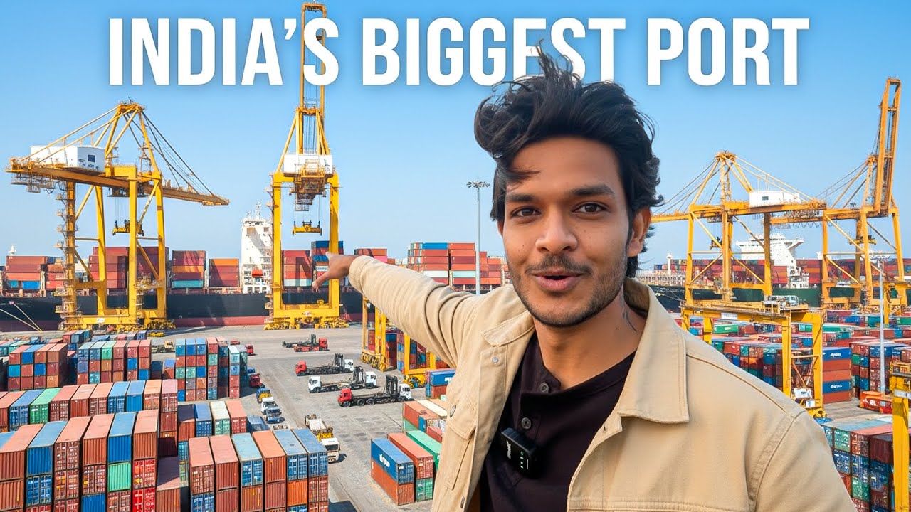 FIRST TIME at NAVI MUMBAI CARGO PORT! 🚢 | Dekhe Bade Bade Ships!