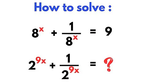 A nice exponential equation!! You should know this trick..