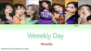 WEEEKLY (위클리) - Weeekly Day Lyrics (Color-Coded Han/Rom/Eng)