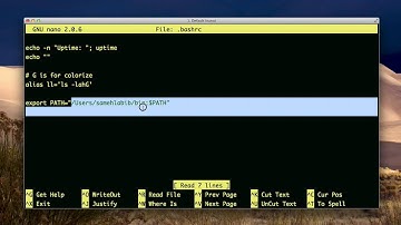 path (setting it   unix basics)