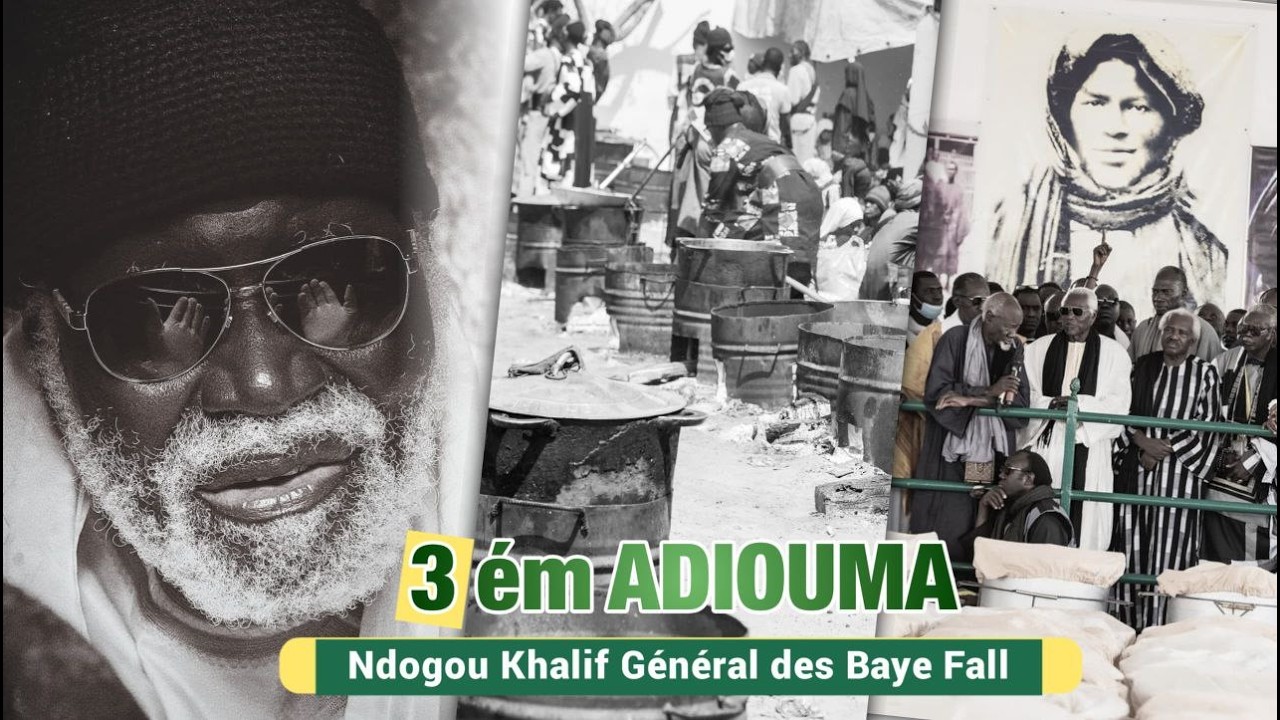🔴En Direct de Touba - 3ém Adiouma Ndogou Serigne Amdi khady Fall - Baye Fall gua....