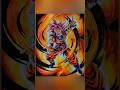Drawing Goku Ssj God PART 2 #shorts #drawing