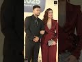 #avezdarbar with #nagmamirajkar in unique outfit snapped at #whosnext awards #shorts