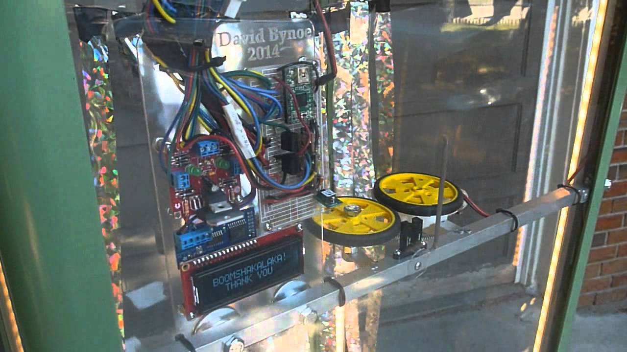 Dancing Robot Donation Box - YouTube David Bynoe