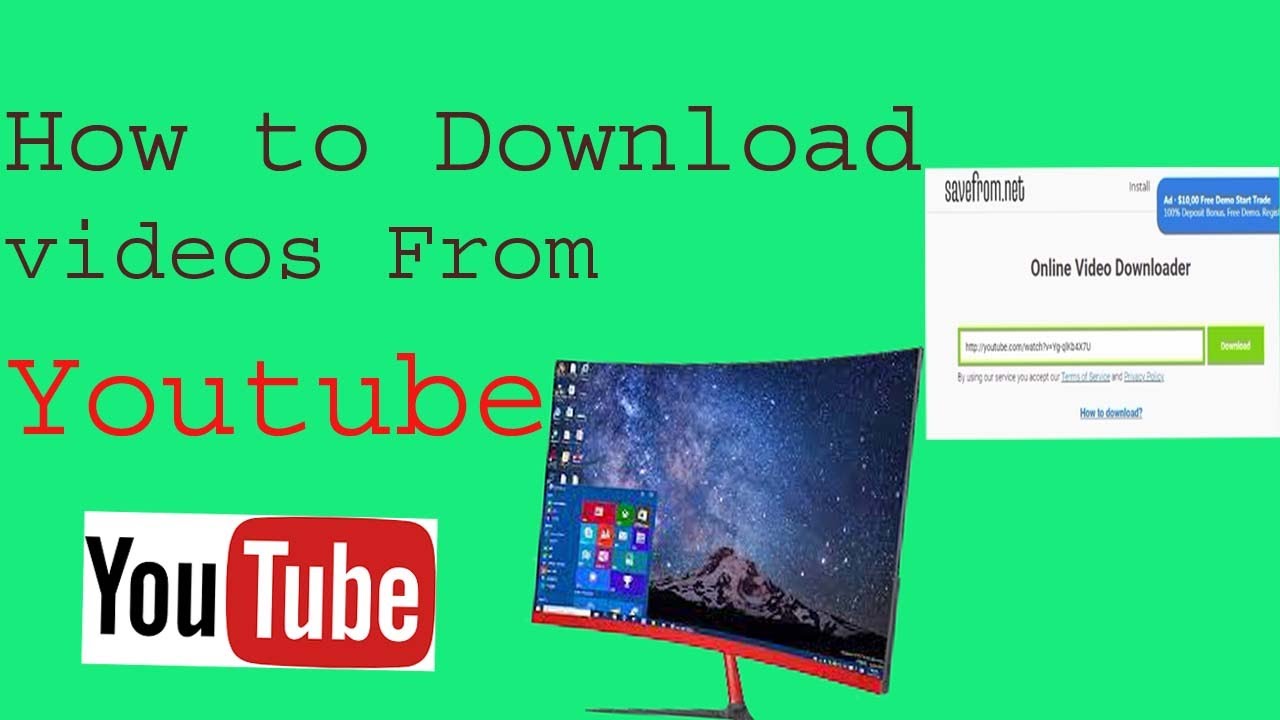 How to download videos from YouTube in PC or Laptop. Without any app ...
