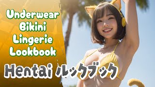 Bikini and Cat Ears ビキニと猫耳