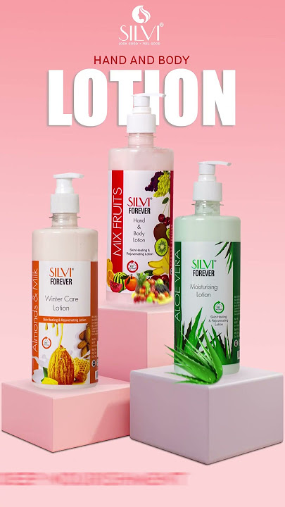 SILVI's New Moisturizing Lotion Is Realy Amazing.