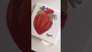 كيفية رسم قلب حقيقي | How to draw a real heart