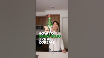 How To Drink Soju Like The Koreans #cocktails #bartender #bartending #korean #soju #mixology