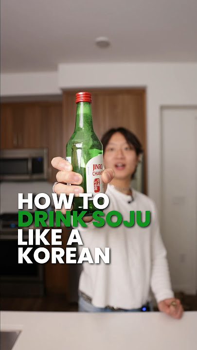 How To Drink Soju Like The Koreans #cocktails #bartender #bartending #korean #soju #mixology