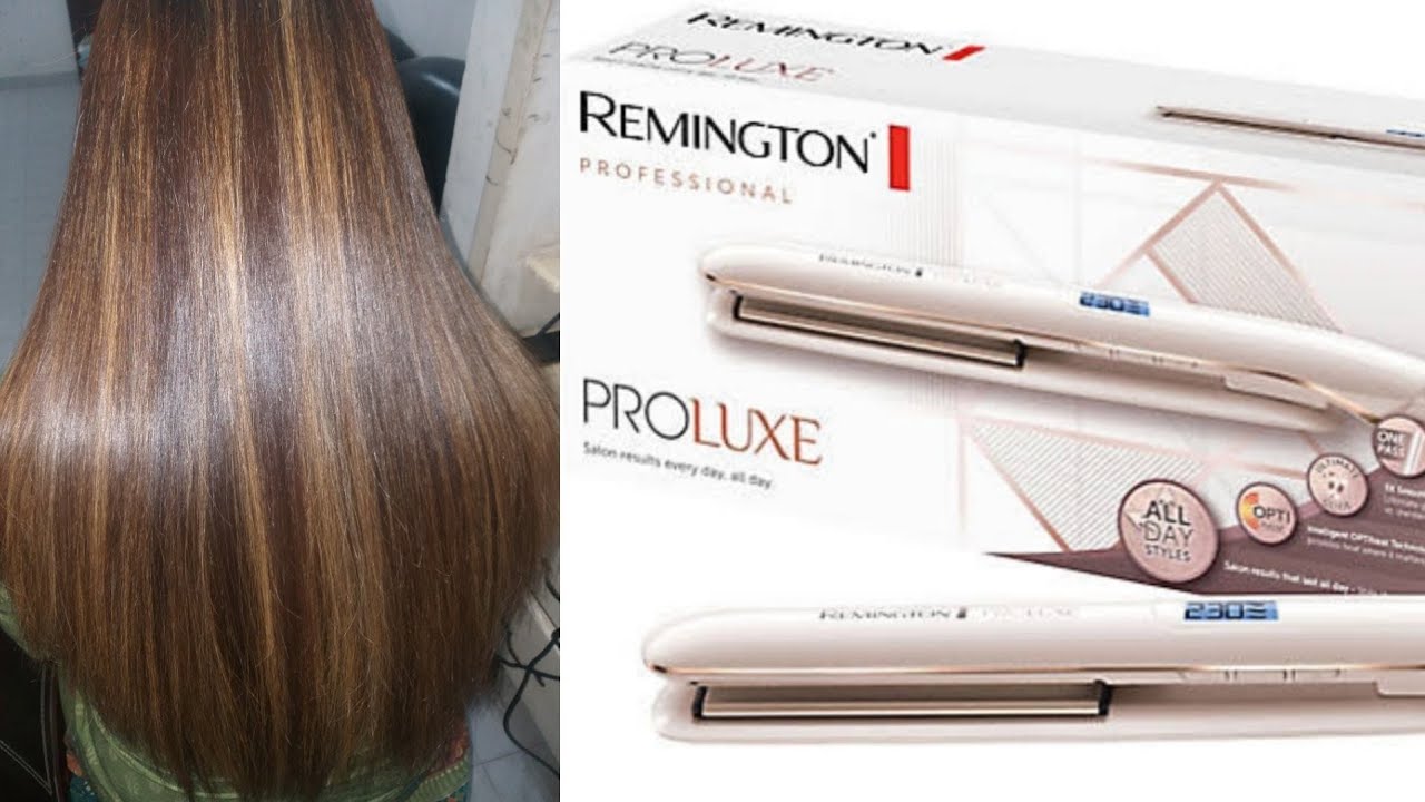 Remington proluxe straightener 2020unboxing