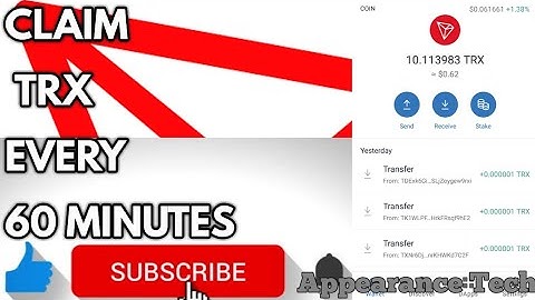 HOW I GET FREE UNLIMITED TRX ON TELEGRAM | Appearance Tech|