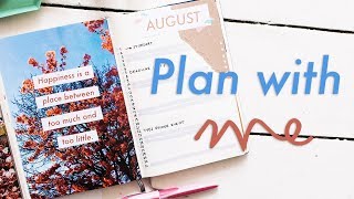 PLAN WITH ME | Scrapbooking-style Setup Augst 2019 | BULLET JOURNAL