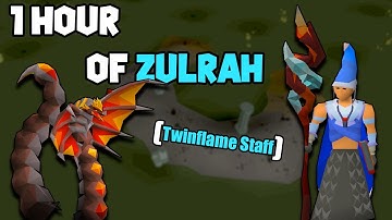 1 Hour of Zulrah w/ Twinflame Staff (OSRS Zulrah examples)