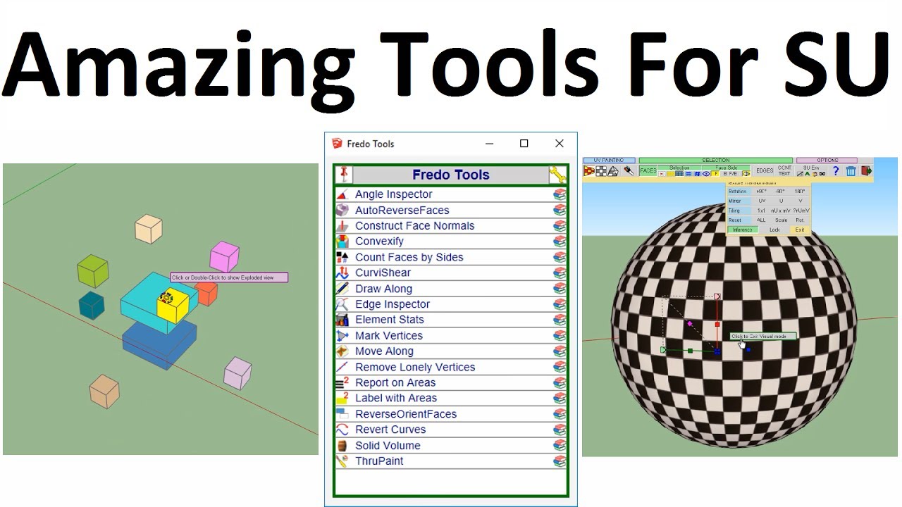 How To Use Fredo Tools  For SketchUp  Overview Of All 