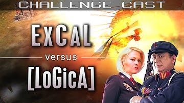 ExCaL vs LoGicA - Top players in an epic Bo13 - Version 1.04+ | C&C Generals Zero Hour