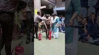 Fire safety Demonstration #Klid #deaf #fireextinguisher