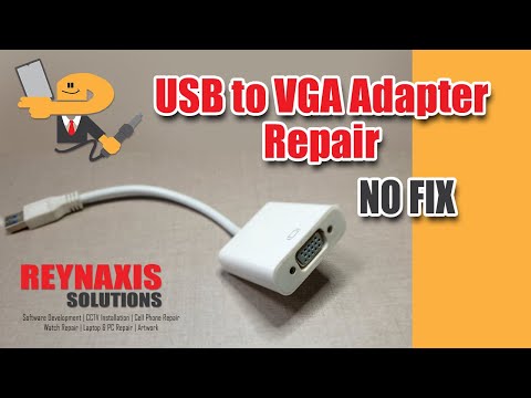 USB to VGA Adapter Repair no fix