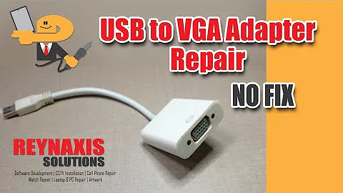 USB to VGA Adapter Repair (no fix)