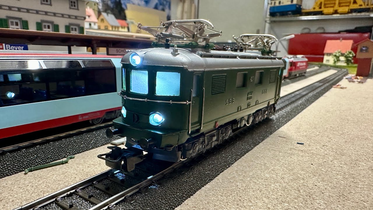 H0 Technik Teil 2: Neue Beleuchtung für die 60 Jahre alte H0 Lok nach Digitalimbau