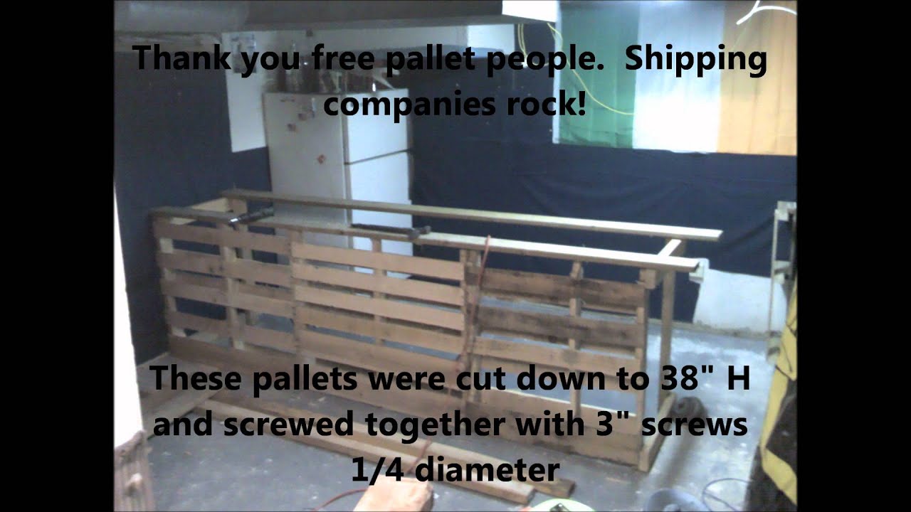 Apartment bar pallet projects: why yes i made it thanks. rustic ...