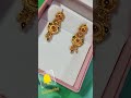 Riddhishaornaments gold earrings light weight designs