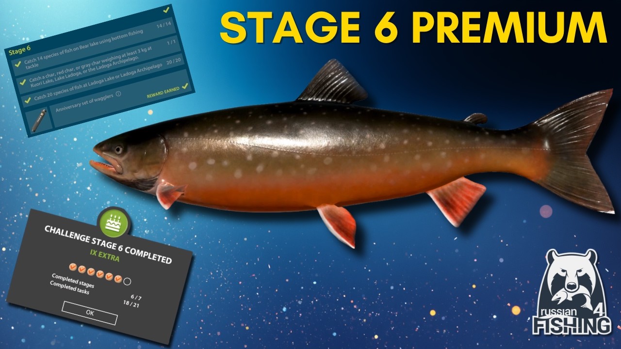 9th Anniversary Challenge - Stage 6 Premium - Russian fishing 4 - YouTube