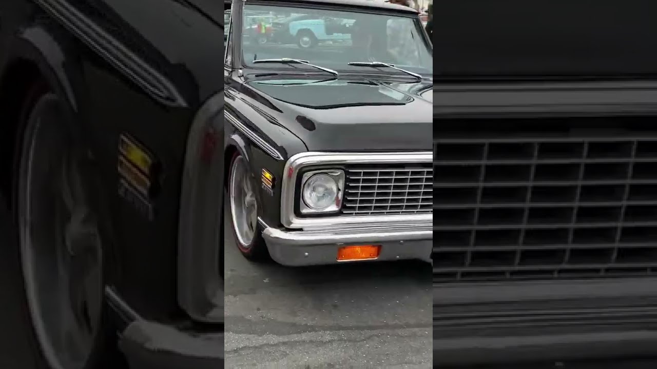 Killer Chevrolet Black C10 Truck Donut derelicts  PCTV ComfortVision finally came home. 7/23/22￼