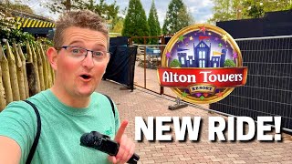 Alton Towers NEW Ride Construction Begins! Skyride Update & MORE!