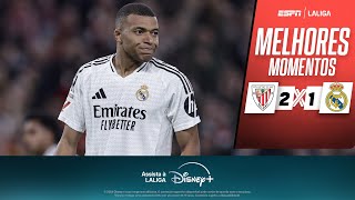 Thumbnail for MBAPPÉ ERRA PÊNALTI, e Real Madrid perde para Athletic Bilbao fora de casa | Melhores momentos