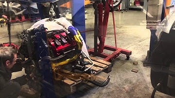 James Audi rs4 engine install