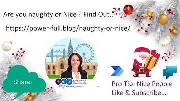 Naughty or Nice? Power Virtual Agent  and Power Automate Solution #PowerPlatform