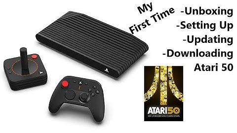 My Atari VCS Unboxing, Setting Up, Updating, Buying & Downloading Atari 50