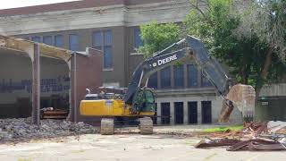 Demolition at Walker Elementary School