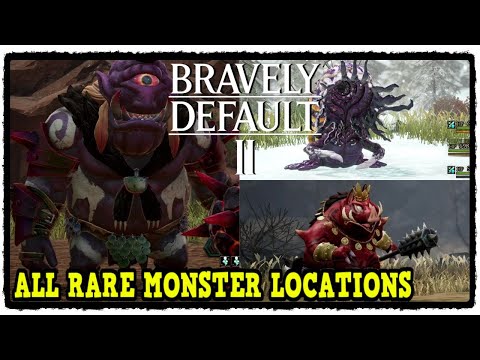 All Rare Monsters Locations in Bravely Default 2 (Open World Bosses Locations)