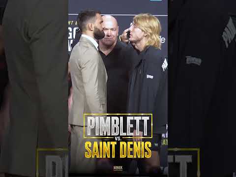 Paddy Pimblett, Benoit Saint Denis ALL RESPECT in first faceoff | UFC 329 | MMA Fighting