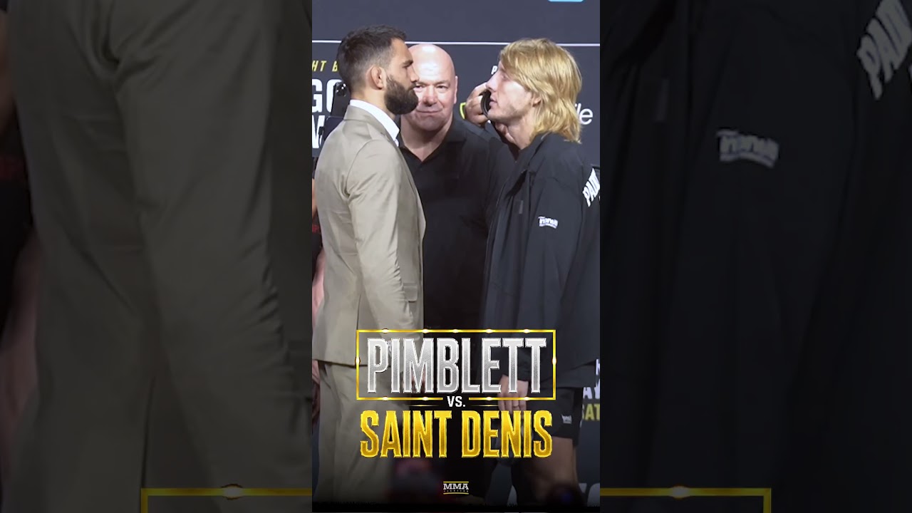 Paddy Pimblett, Benoit Saint Denis ALL RESPECT in first faceoff | UFC 329 | MMA Fighting