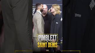 Paddy Pimblett, Benoit Saint Denis ALL RESPECT in first faceoff | UFC 329 | MMA Fighting