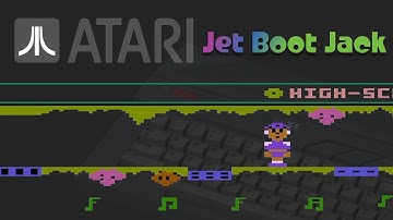 Jet Boot Jack 🕹  ATARI 130XE Gameplay