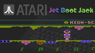 Jet Boot Jack 🕹  ATARI 130XE Gameplay