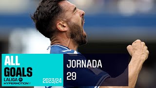 ALL GOALS Matchday 29 LALIGA Hypermotion 2023/2024